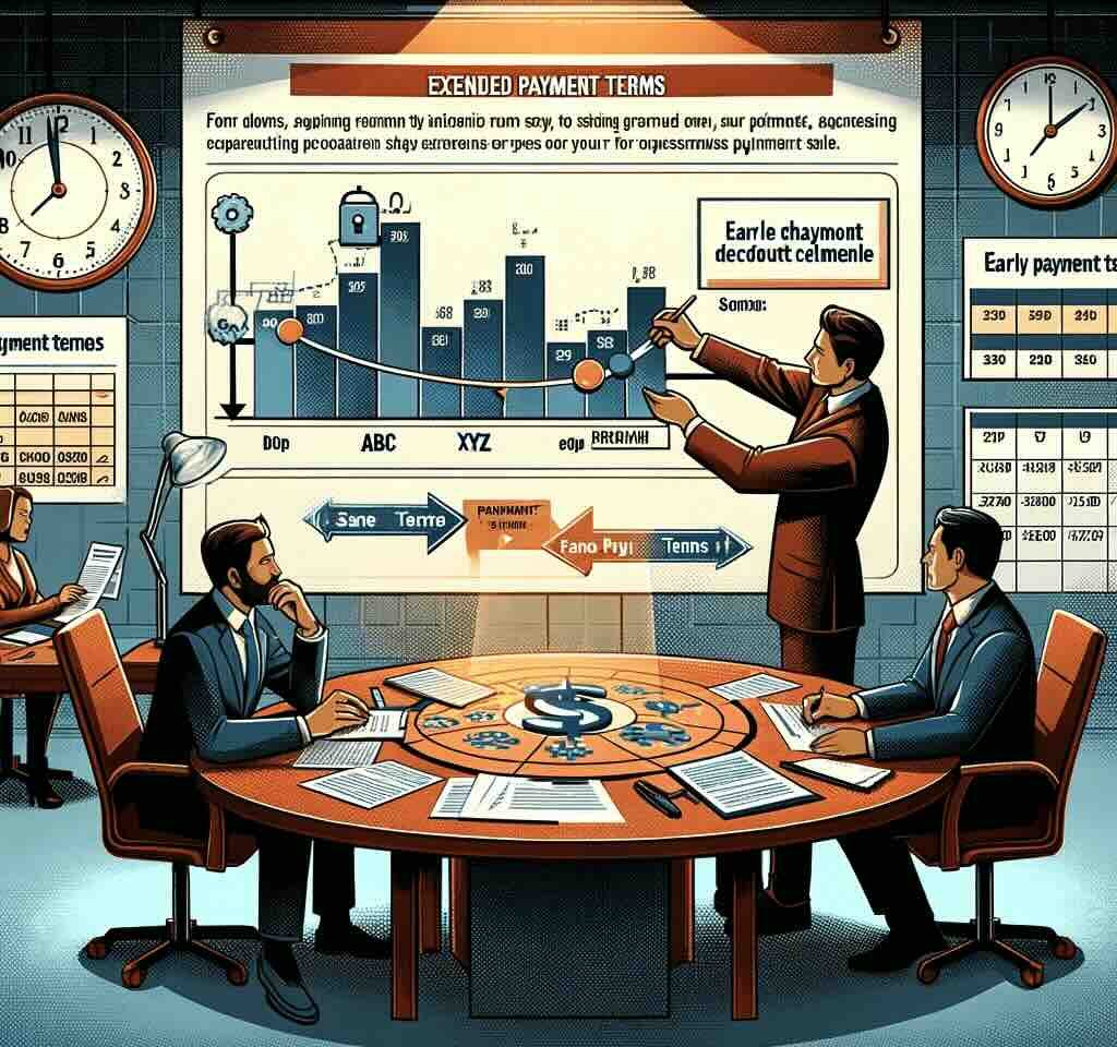 Negotiating Payment Terms with help of a graph