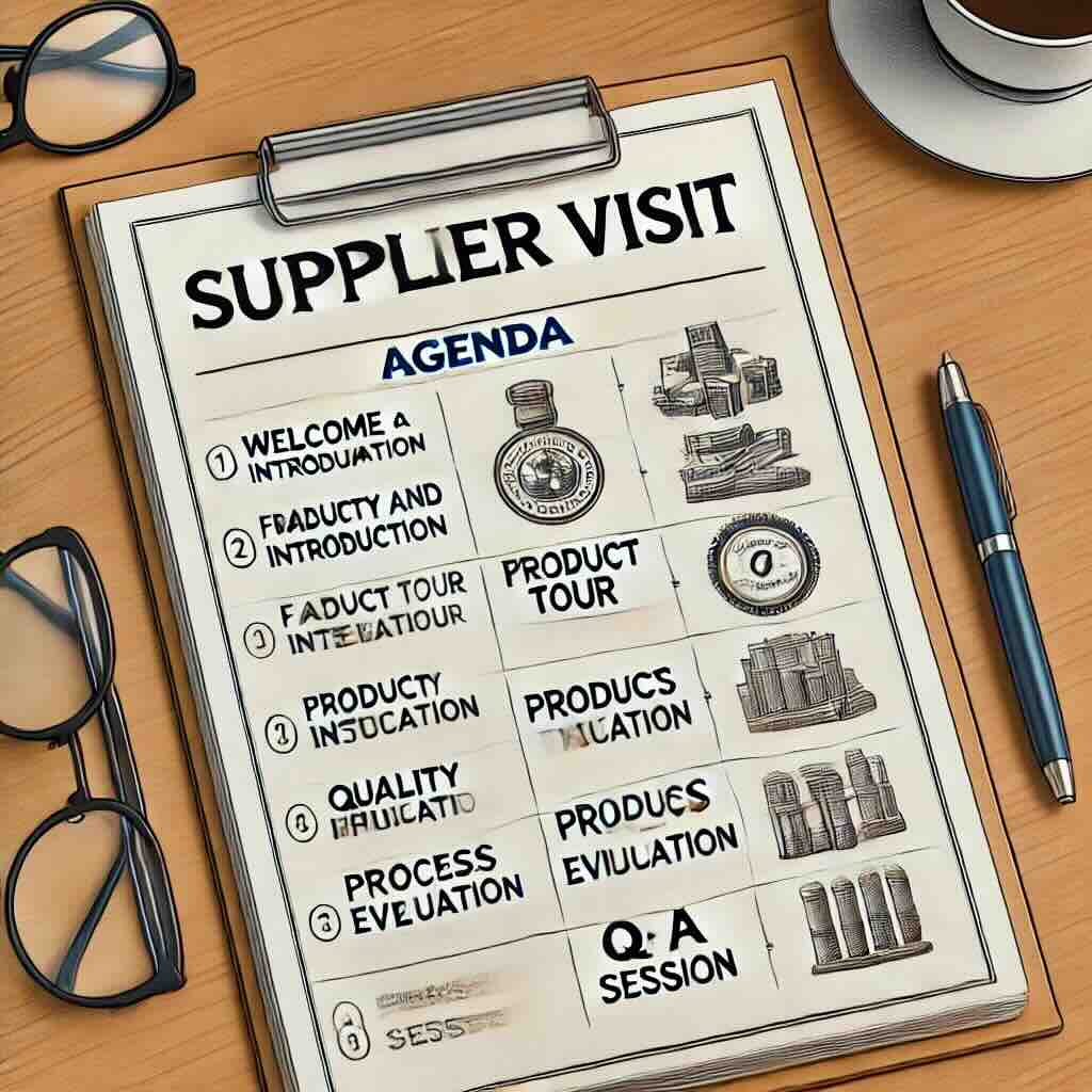 Agenda Supplier visit