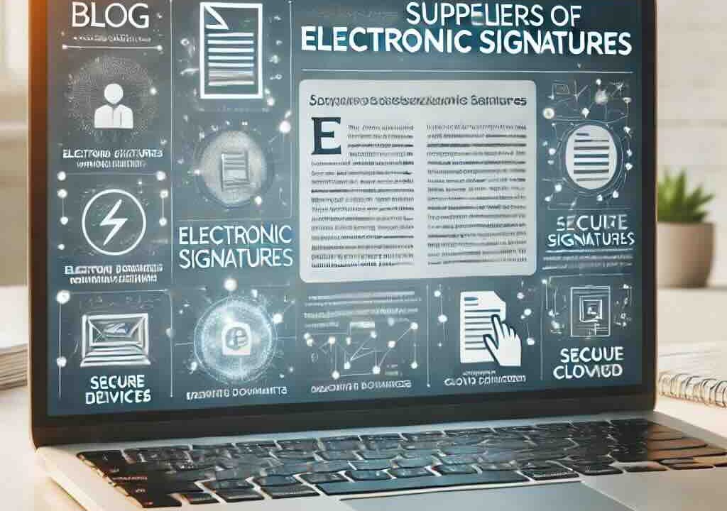 suppliers of electronic signatures