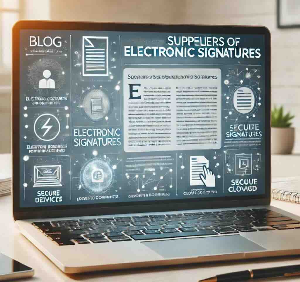 suppliers of electronic signatures