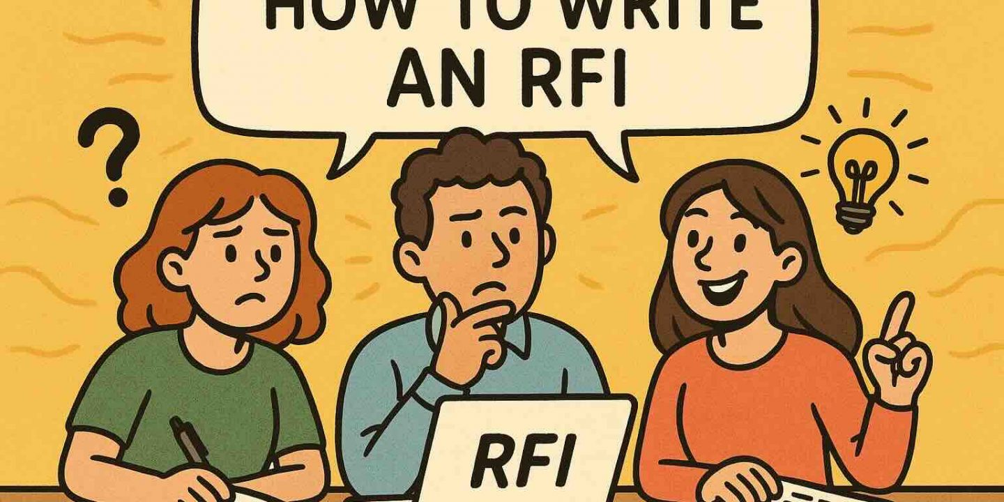 Market Analysis with a RFI - case Step 4 in sourcing process