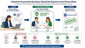 Four Eye Check Process Four-Eye Principle for Contract and Purchase Order Approval