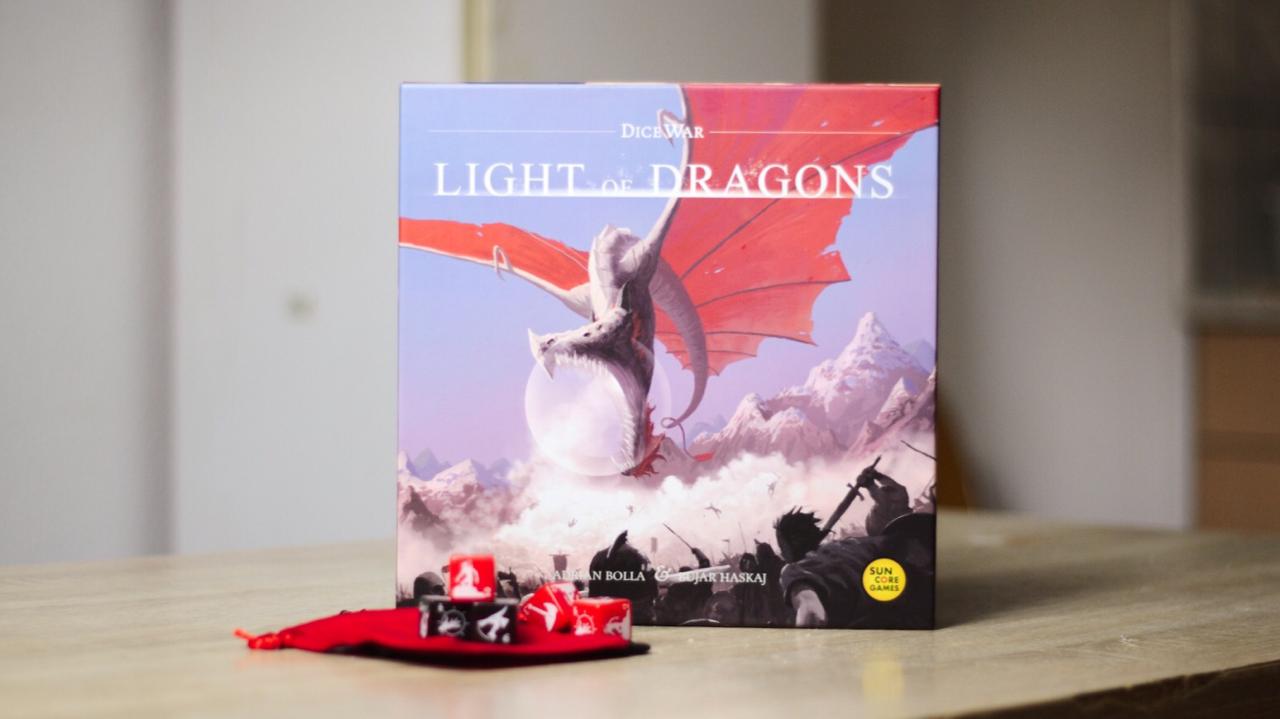 DiceWar: Light of Dragons, Luck-Free Dice Game [Review]