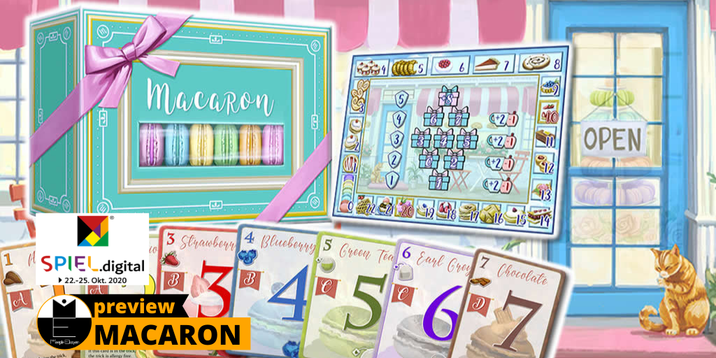 Macaron: A trick-taking game that makes you starving // SPIEL.Digital ’20 [Preview]