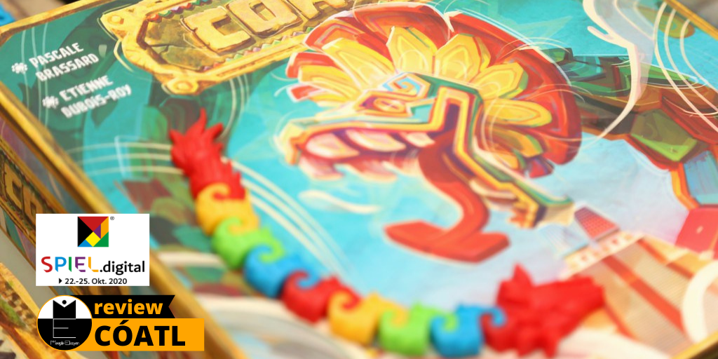 Cóatl: A feathered and colourful dragon-like snake // SPIEL.DIGITAL ’20 [Review]