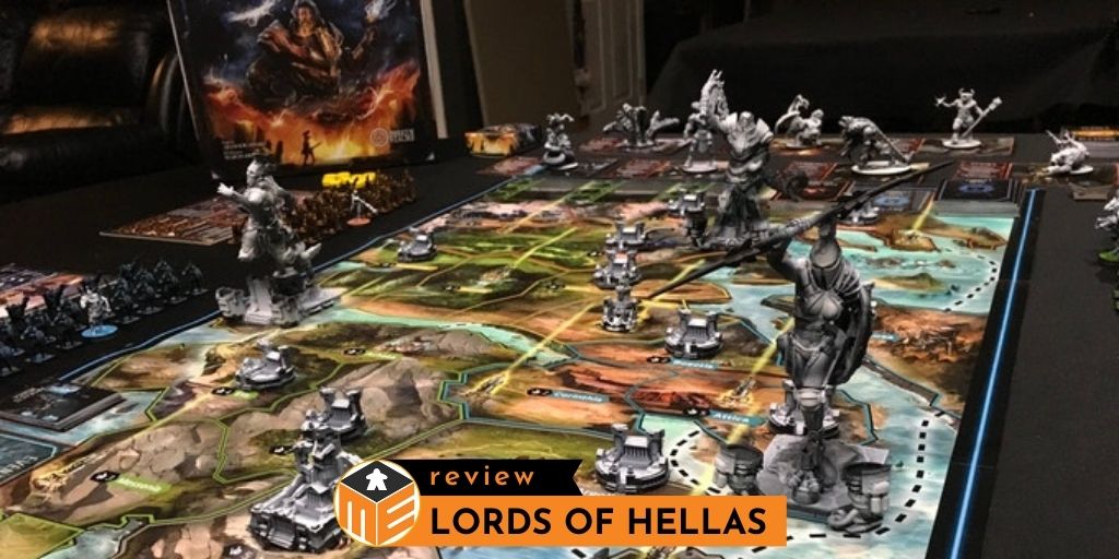 Lords of Hellas: A war board game in the futuristic Greek mythology [Review]