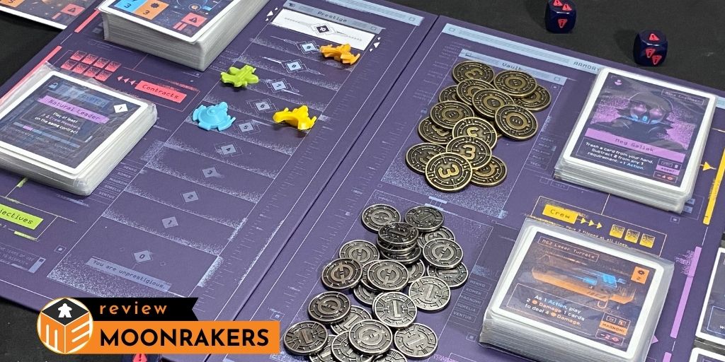 Moonrakers: A mercenary deck-building and negotiation game [Review]