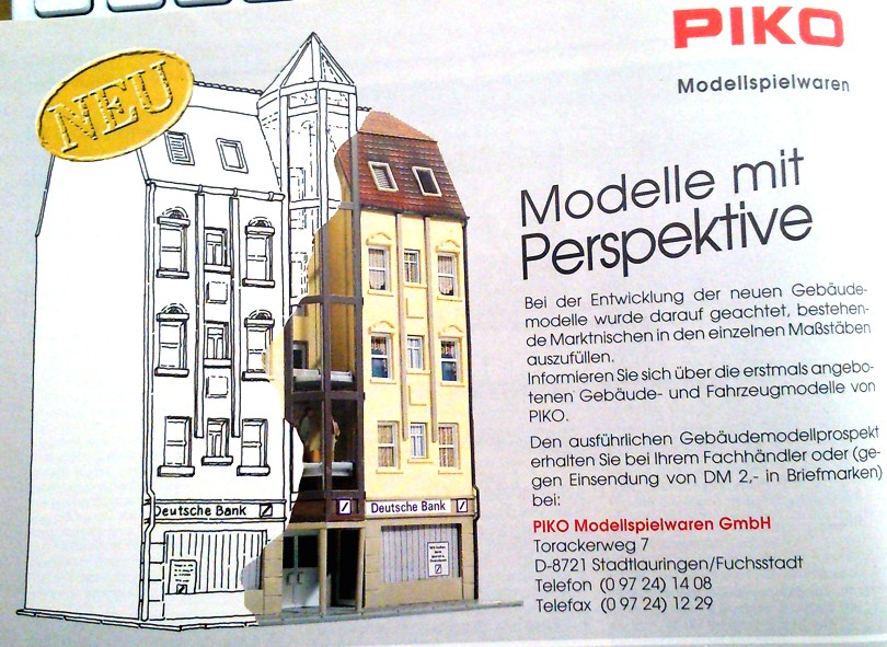 Piko-Stadthäuser wie Pola? – Modellbahn-Zeit