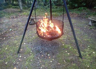 Lagerfeuer im Schwedenparadies