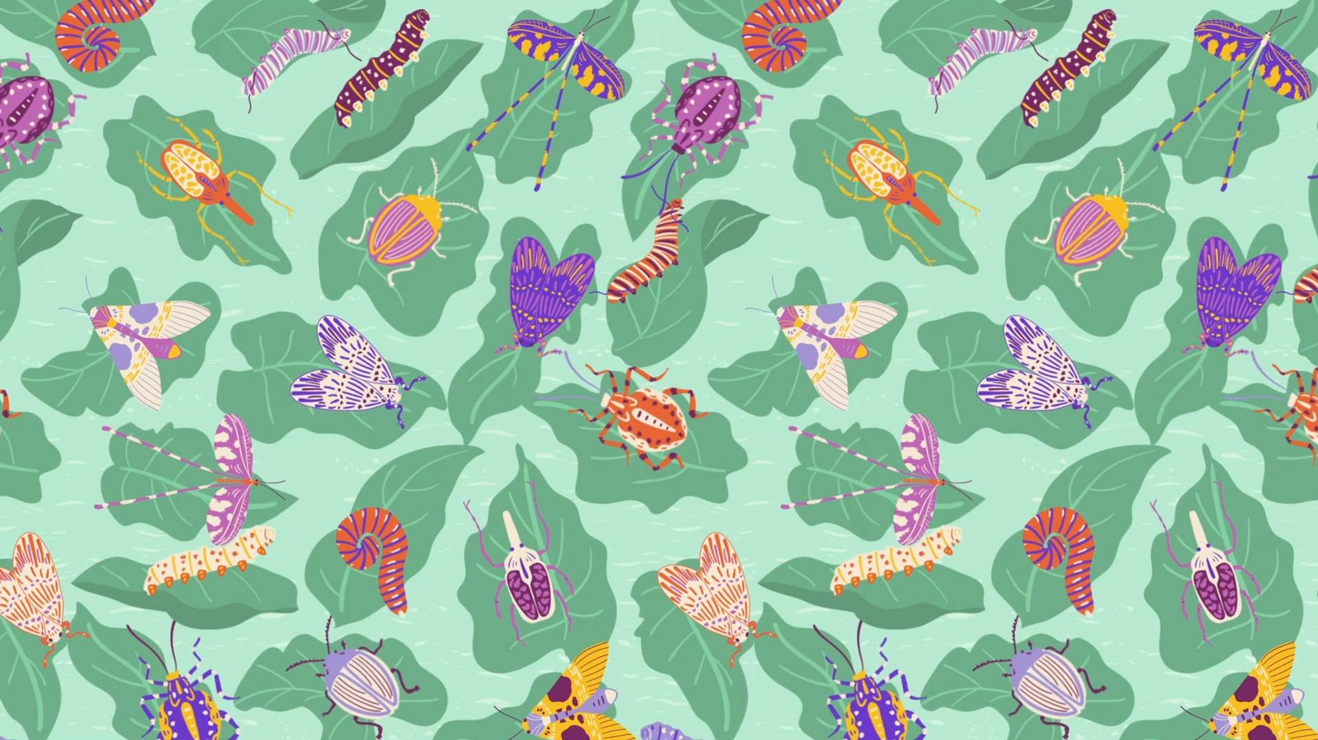 Bugs Surface Pattern 16x9 JPEG