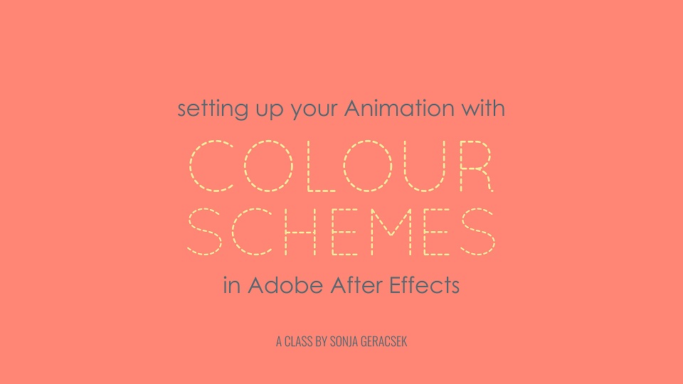 MOTION GRAPHICS TEMPLATES FOR COLOUR SCHEMES