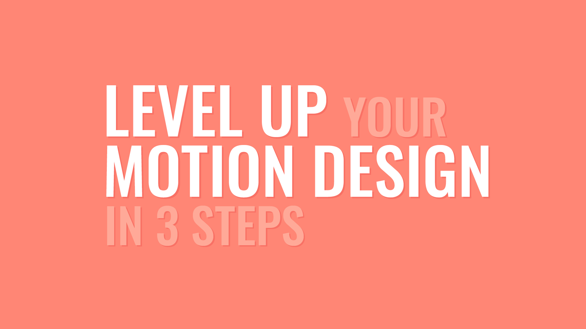 Level Up Your Motion Design in 3 Steps, Sonja Geracsek, Instagram @sonjageracsek