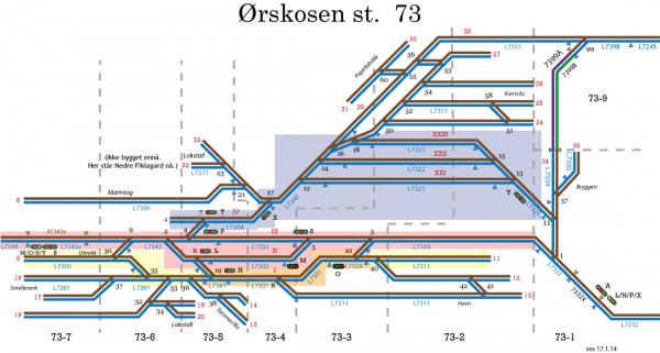 Skjematisk plan Ørskosen st