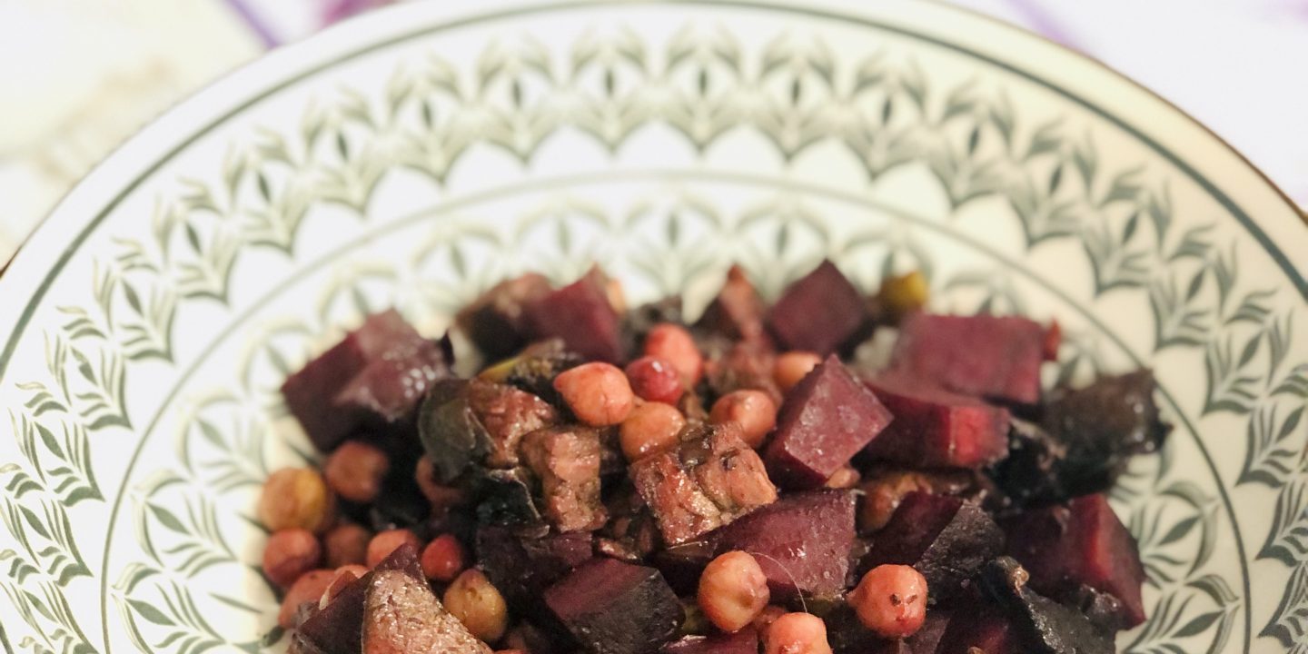 Hearty vegan meal with tempeh - packed with plant-based nutrients