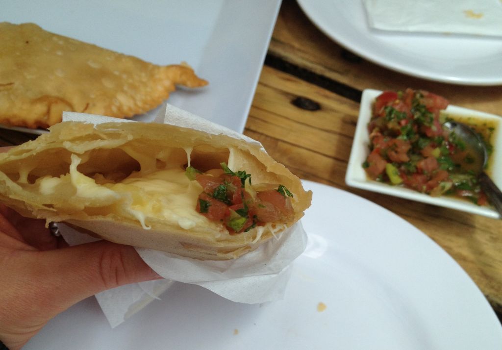 Empanadas fritas in Concón