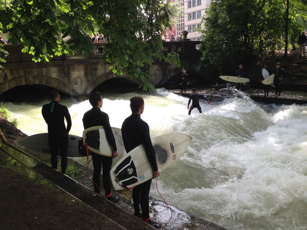 Surfer in München