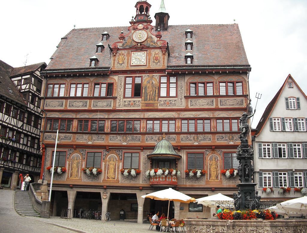 Das Rathaus in Tübingen