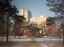 Begegnung mit einem Fremden in Seoul
