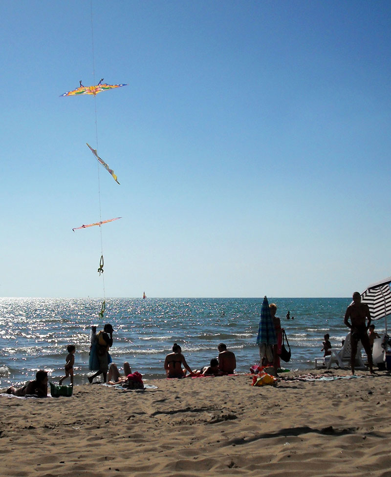 Strand in der Nähe von Rom