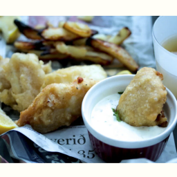 Featured Post Image - Fish and Chips frá Gulur, rauður, grænn og salt