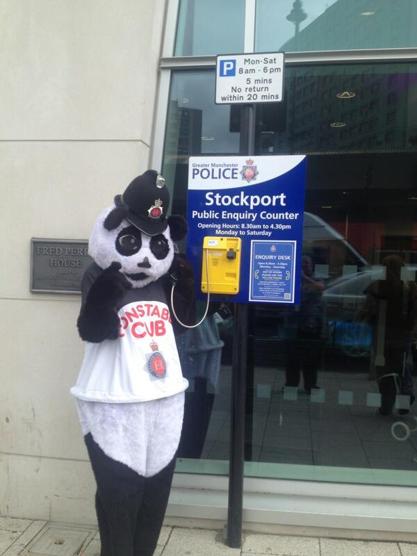 Constable Cub outside Fred Perry House. If Mr Parnell was arrested by the  LibDem councillors calling the police and was taken to the police station  in Fred Perry House, he faced a