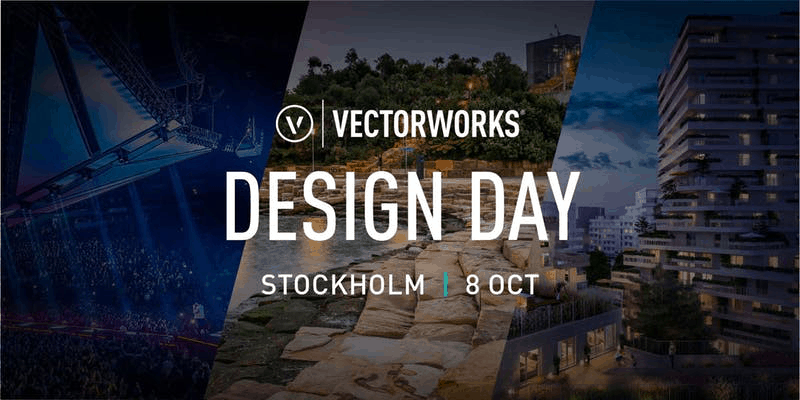 Vectorworks Design Day, Stockholm 8 Oktober 2019