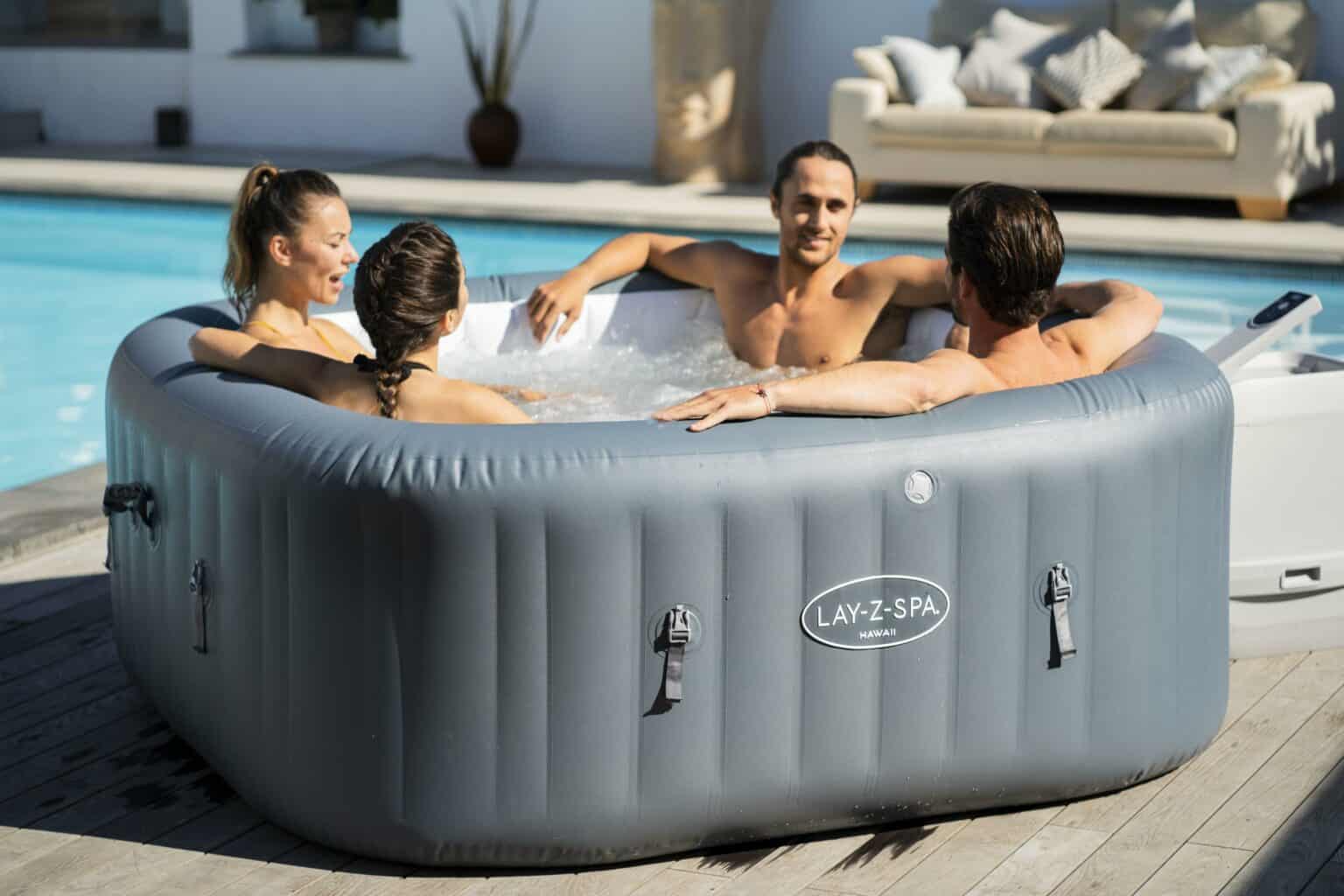 LayZSpa Hawaii HydroJet Pro Utendørs Boblebad/ Jacuzzi