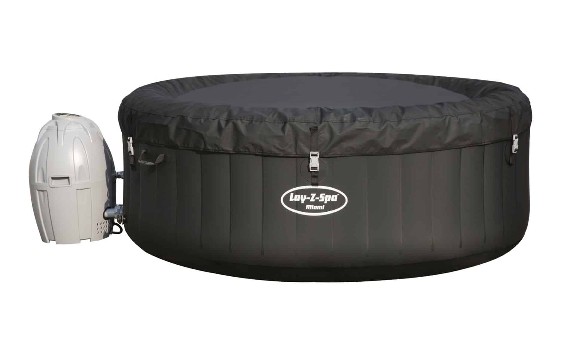 Lay-Z-Spa Miami AirJet - Oppblåsbart boblebad (BESTSELGER)
