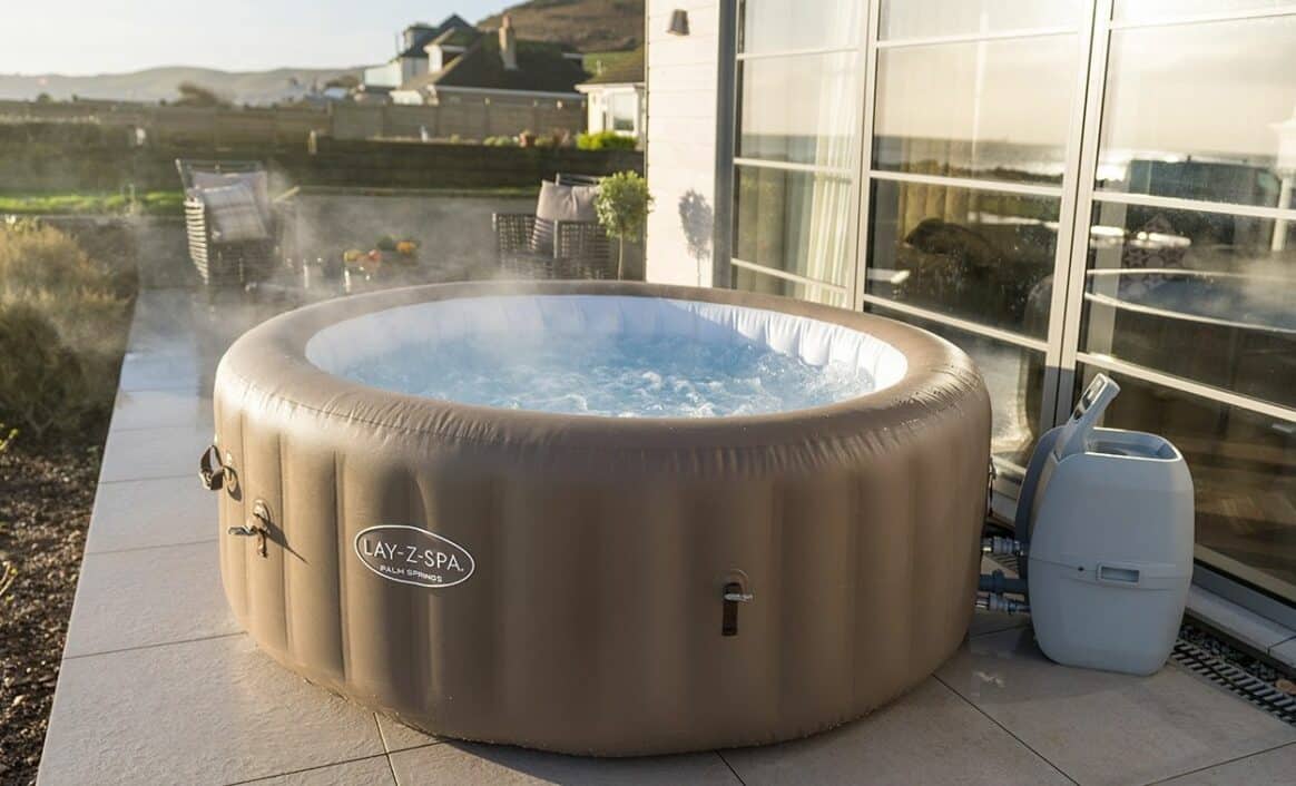 Lay-Z-Spa Palm Springs AirJet - Oppblåsbart boblebad