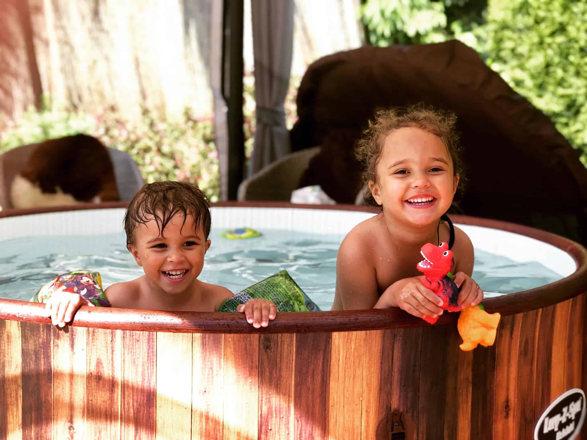 Et rent og pent boblebad gir best opplevelse for barna.