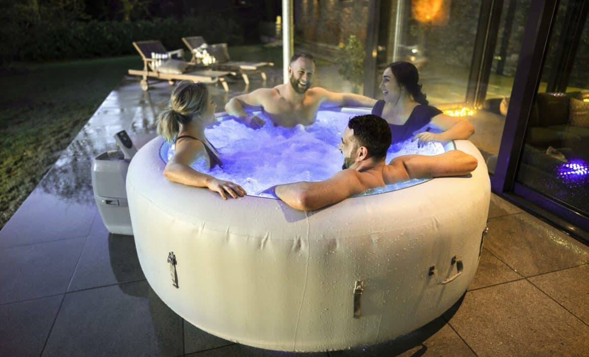 Lay-Z-Spa Paris jacuzzi hvit