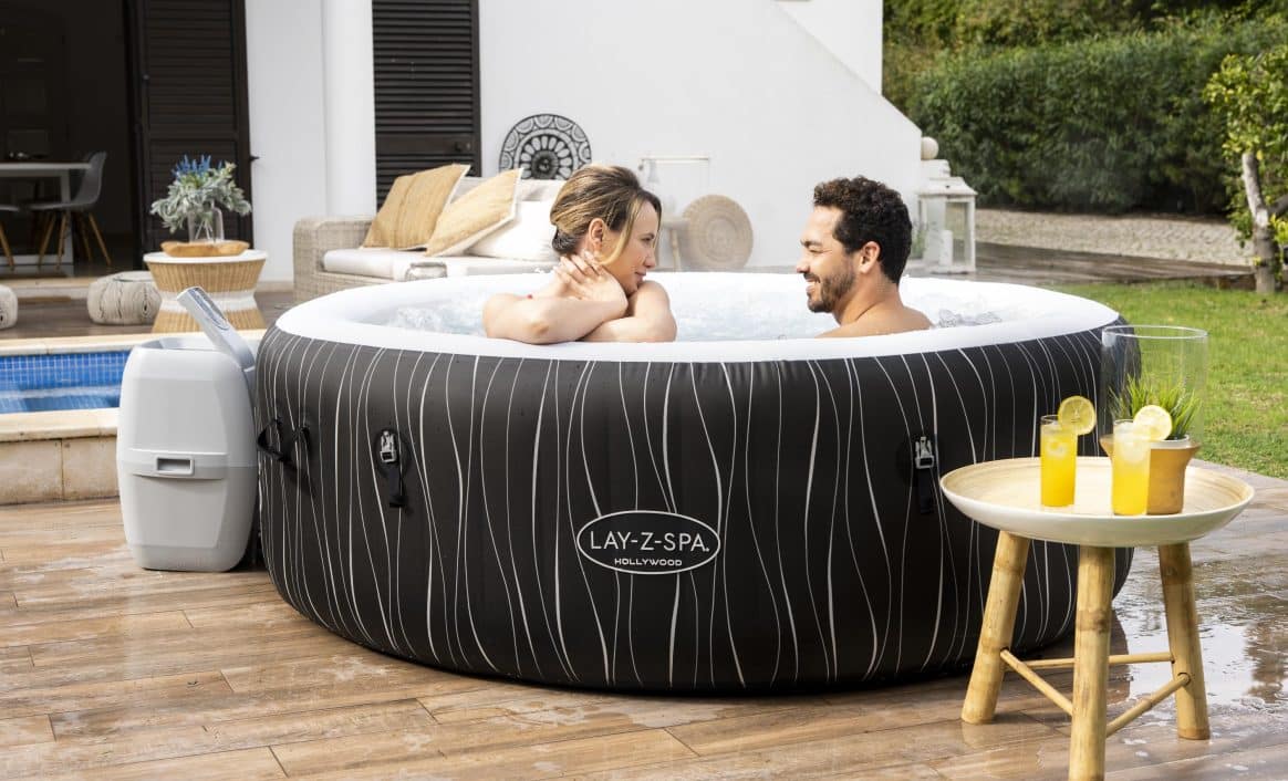 Lay-Z-Spa Hollywood AirJet - Oppblåsbart boblebad