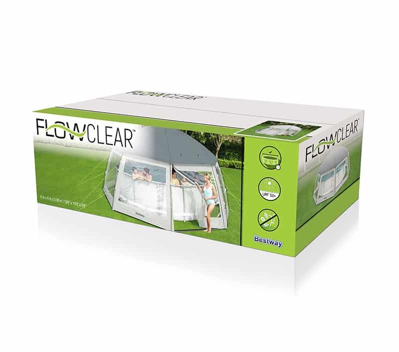 Bestway rundt spabadtelt (6.00m x 6.00m x 2.95m)