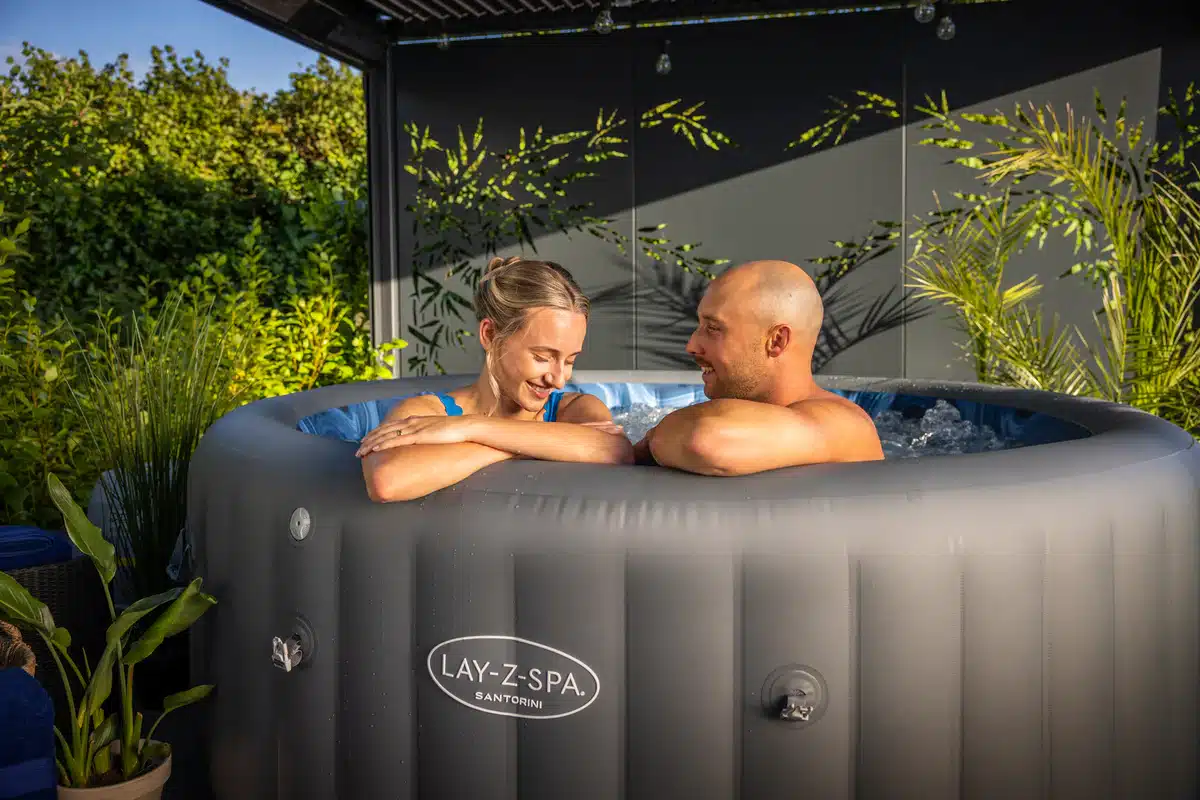 Lay-Z-Spa Santorini HydroJet Pro™ - Oppblåsbart boblebad - Bilde 8