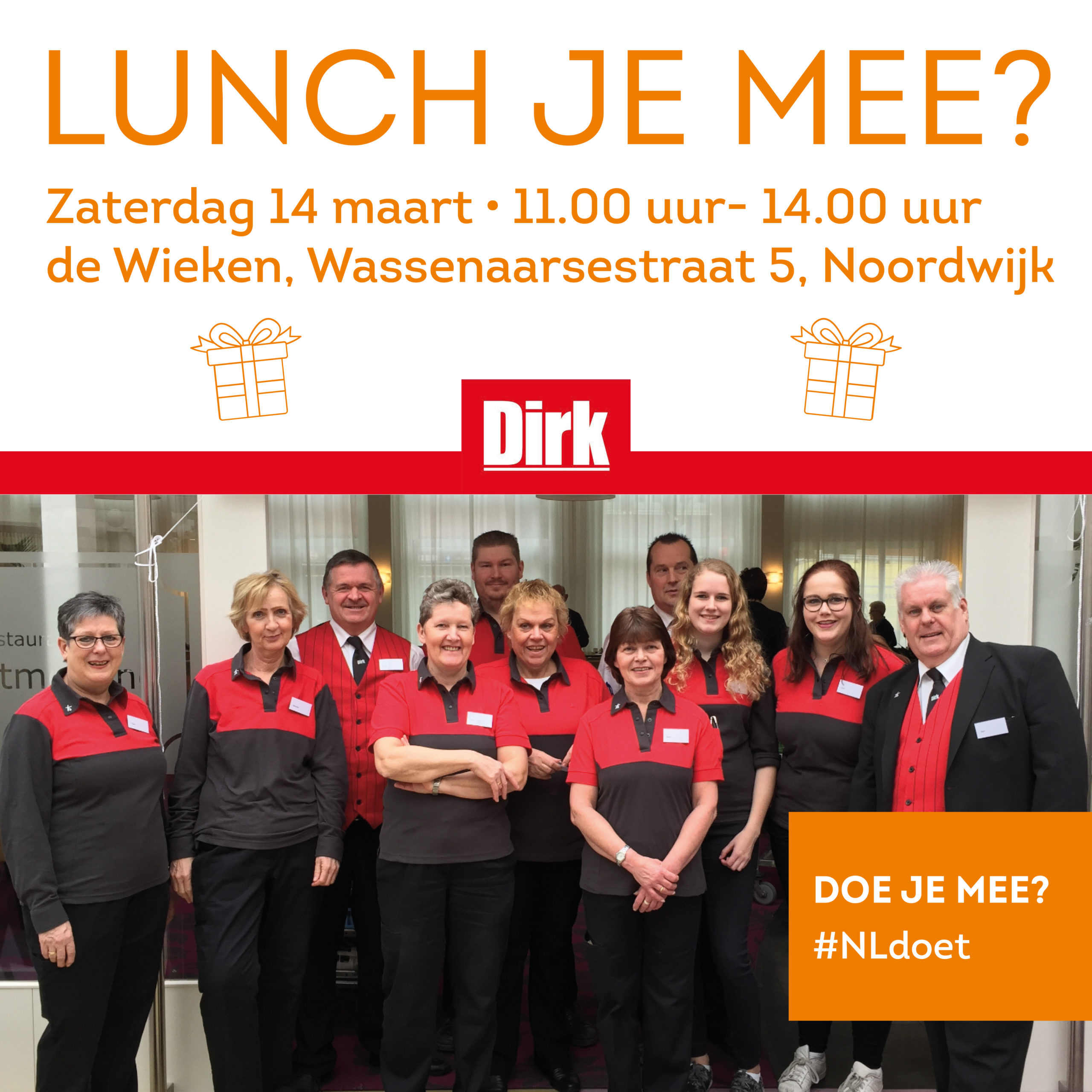 Lunch en Quiz voor eenzamen bij Dirk