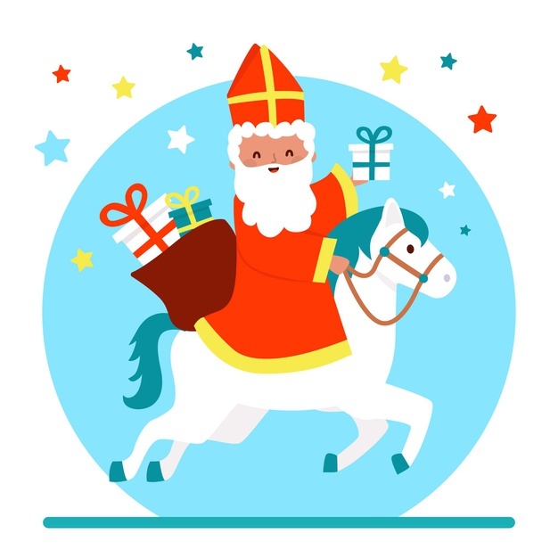 Bezoek van Sinterklaas