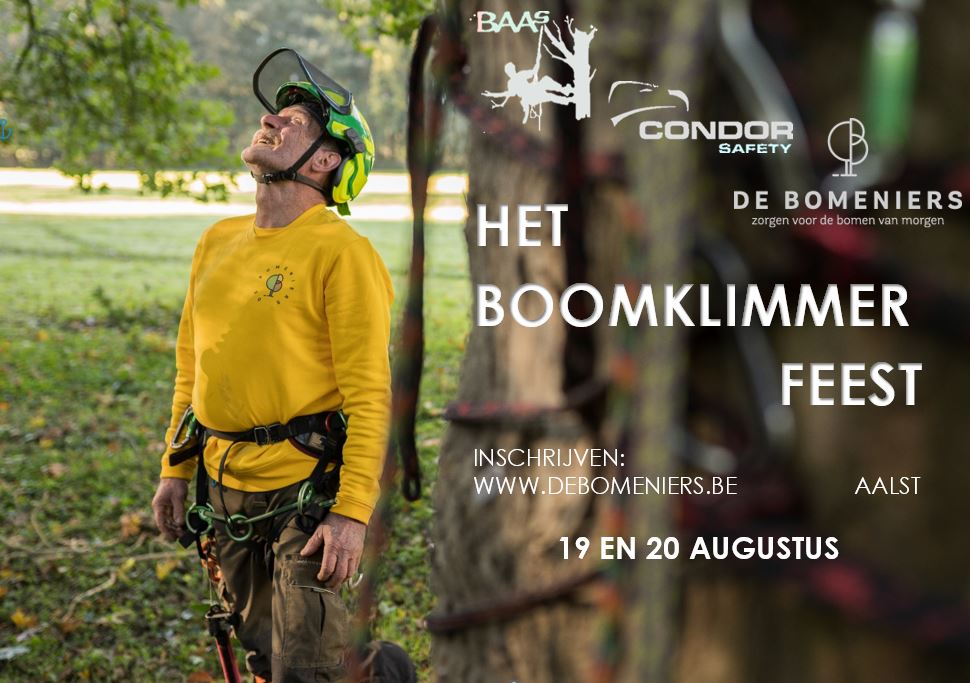 Poster voor het Boomklimmerfeest in 2023