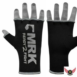 Boom Boxing Hand Wraps Inner Gloves MMA Fist Padded Bandages Muay Thai Strap-Small-Grey Inner-Boompro