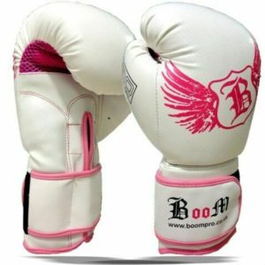 Boom Boxing Gloves Focus Pads Set Ladies Hook Jab MMA Punch Bag Training-1