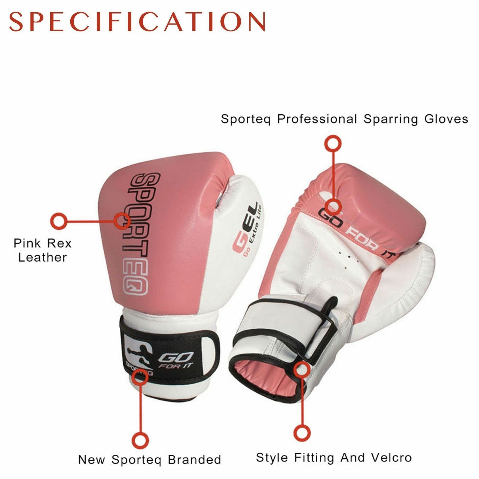 Boom Pro Ladies Boxing Gloves Set Hook & Jab Women MMA Punch Bag Muay Thai Fight Boom Pro Ladies Boxing Gloves Set Hook & Jab Women MMA Punch Bag Muay Thai Fight