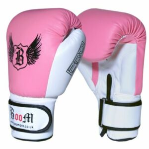 Boom Pro Ladies Boxing Gloves Set Hook & Jab Women MMA Punch Bag Muay Thai Fight