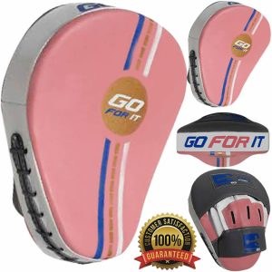 Boom Ladies Boxing Focus Pads Mitts MMA Kick Training Women Hook Jab Punch