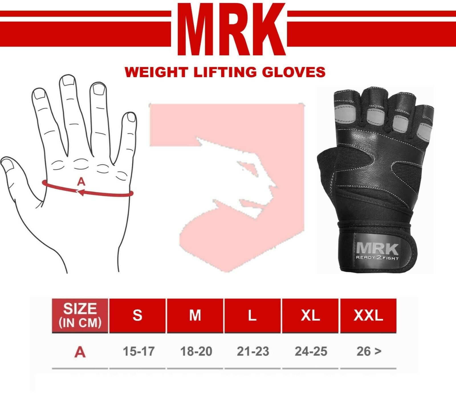 Boom Leather Weightlifting Gym Gloves Training Body Building Wrist Straps UK-3