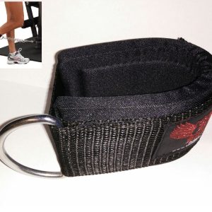 Boom Pro Ankle Strap Cable Attachment D Ring Multi Pulley Weight Lifting Gym Leg-2