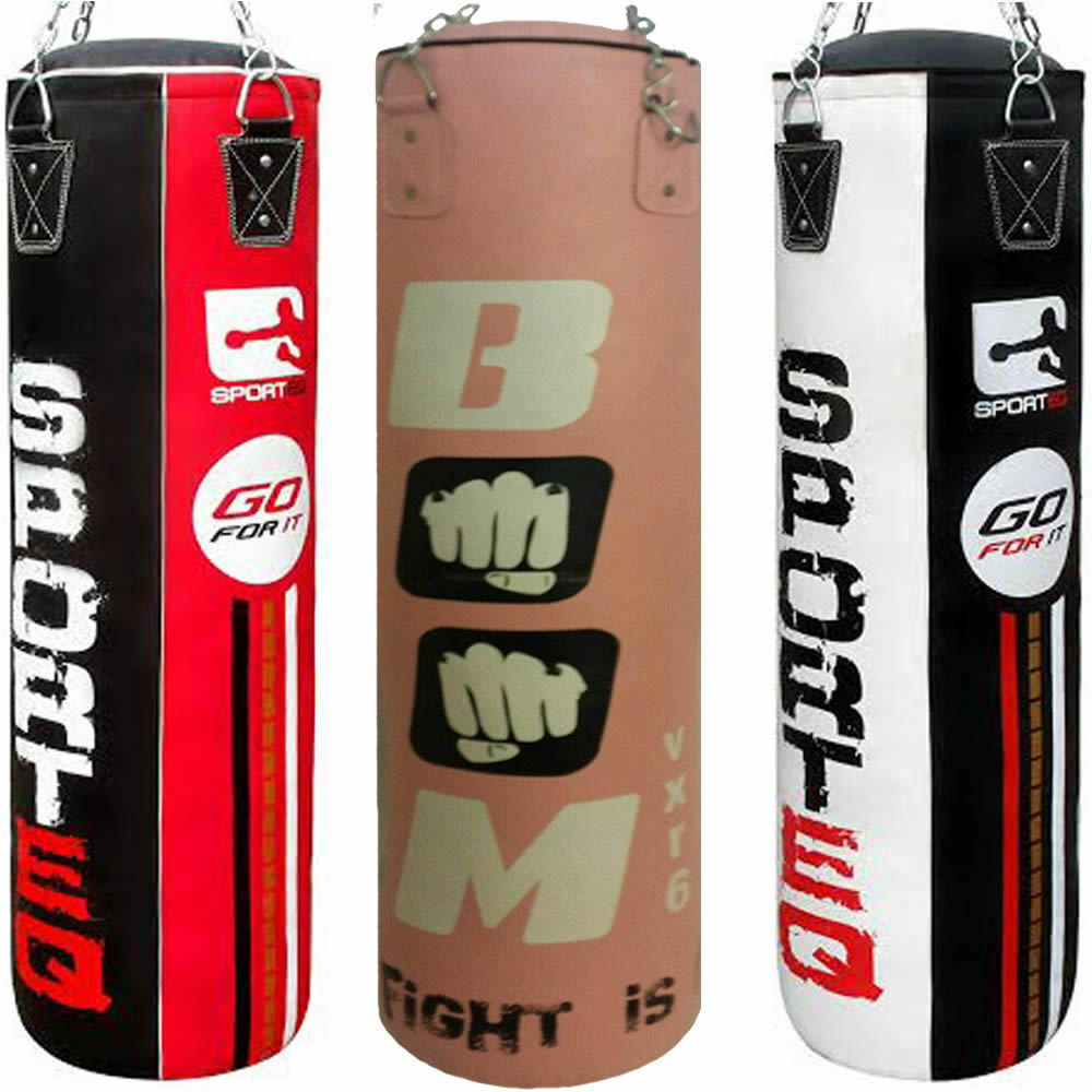 Boom Pro Boxing Punch Bag Heavy MMA Training Kick Martial Arts 4ft 5ft Fitness B
