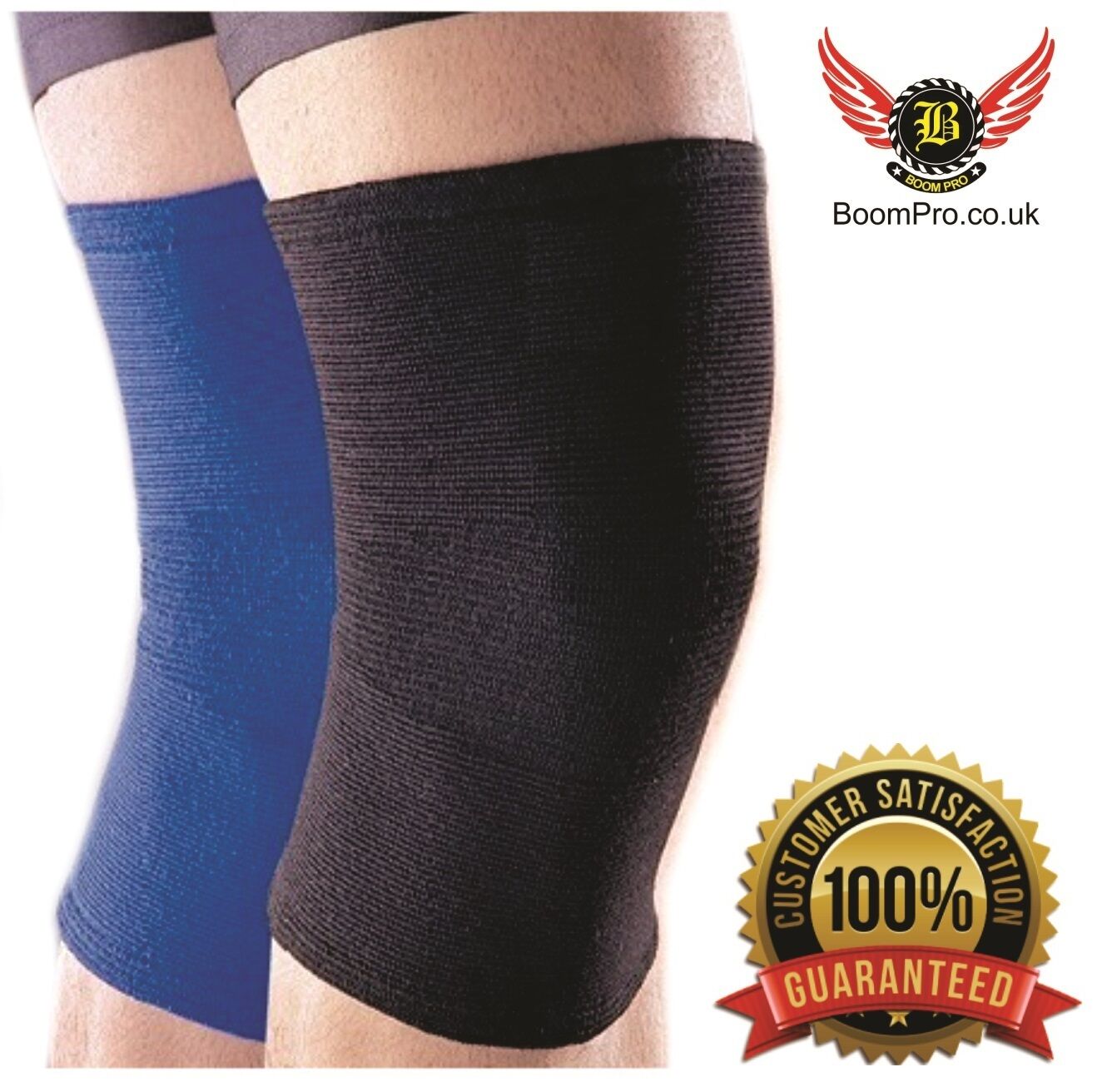 Boom Pro Knee Support Arthritis Brace Sleeve Compression Heating Running Sports