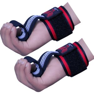 Boom Pro Weight Lifting Wrist Straps Support Neoprene Gym Hand Bar Padded Wraps