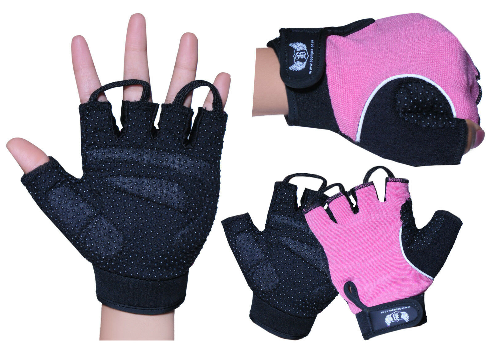 Boom Women Weight Lifting Gym Gloves Cycling Training Fitness Ladies Workout-4