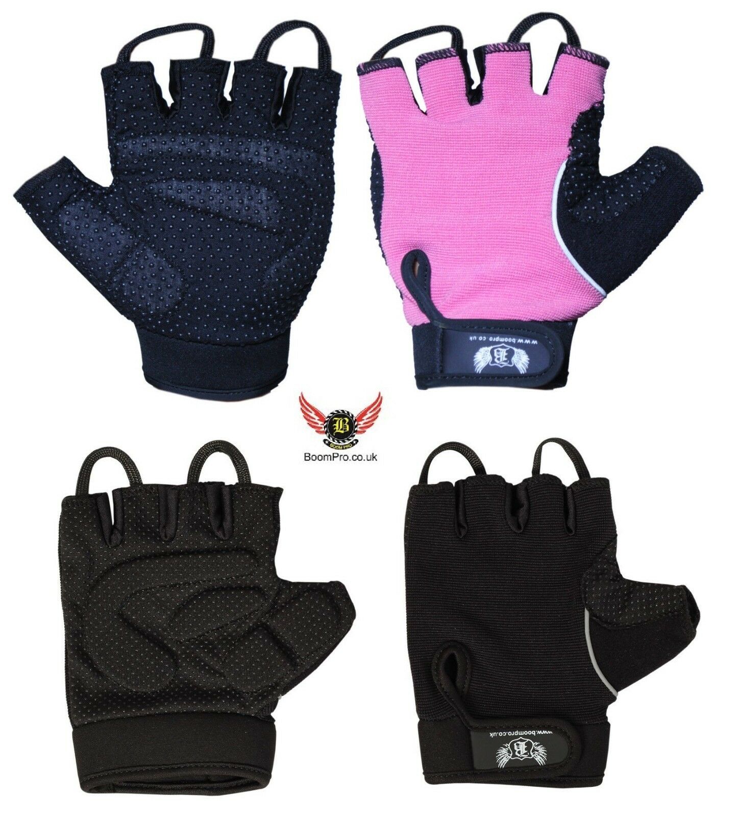 Boom Women Weight Lifting Gym Gloves Cycling Training Fitness Ladies Workout