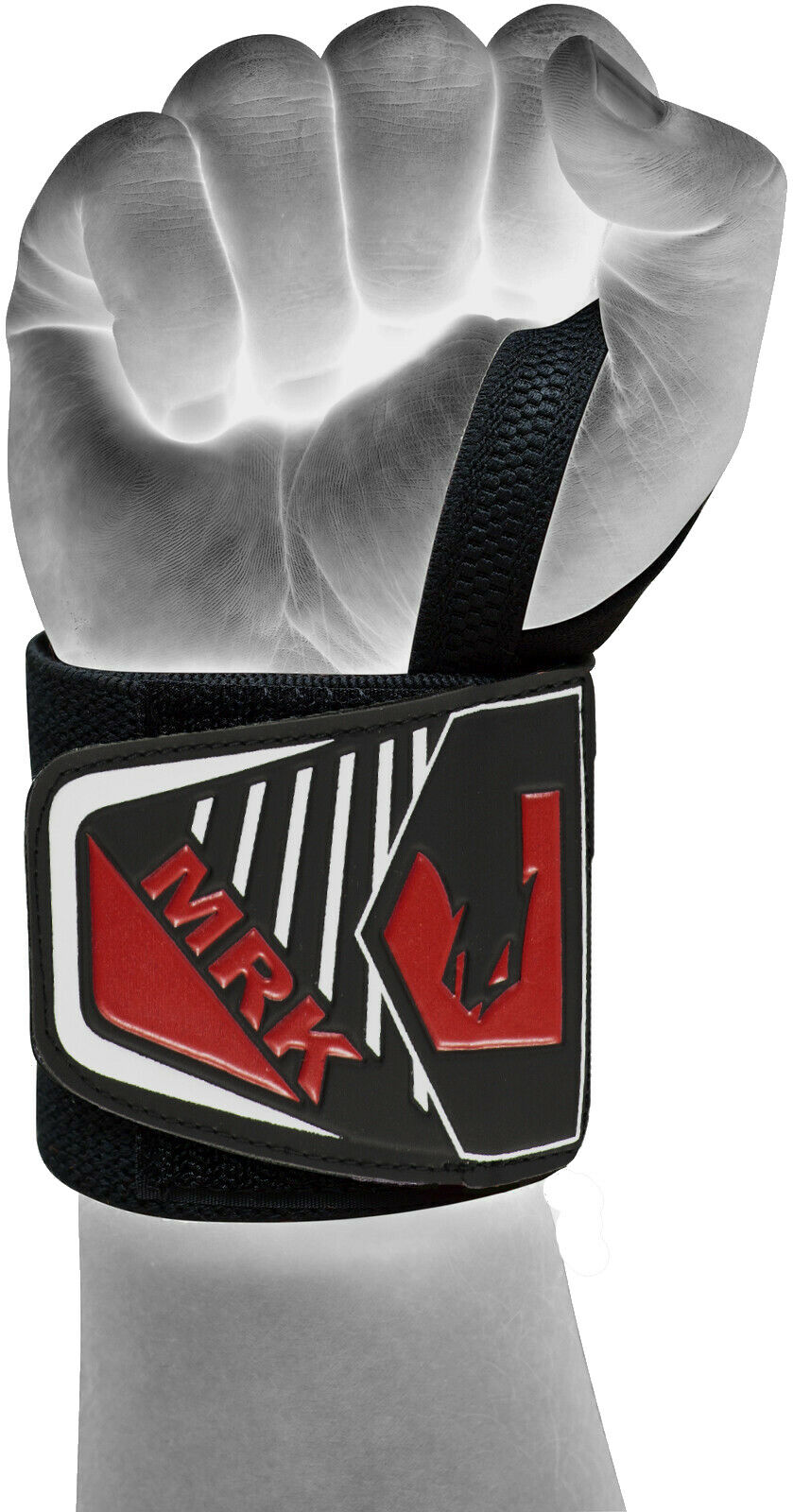 Weight Lifting Wrist Straps Elasticated Gym Wraps Grip Body Building UK-11